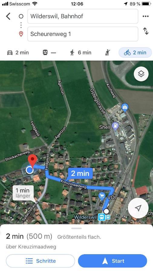 S&P Mountain View Apartment 1 Wilderswil Esterno foto